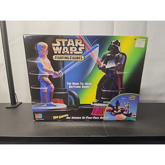 1997 Star Wars Fighting Figures: Luke vs. Darth Vader - Milton Bradley Rock Em - Picture 1 of 3